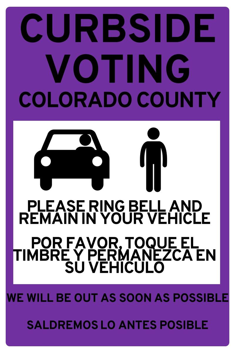 Curbside voting information continued